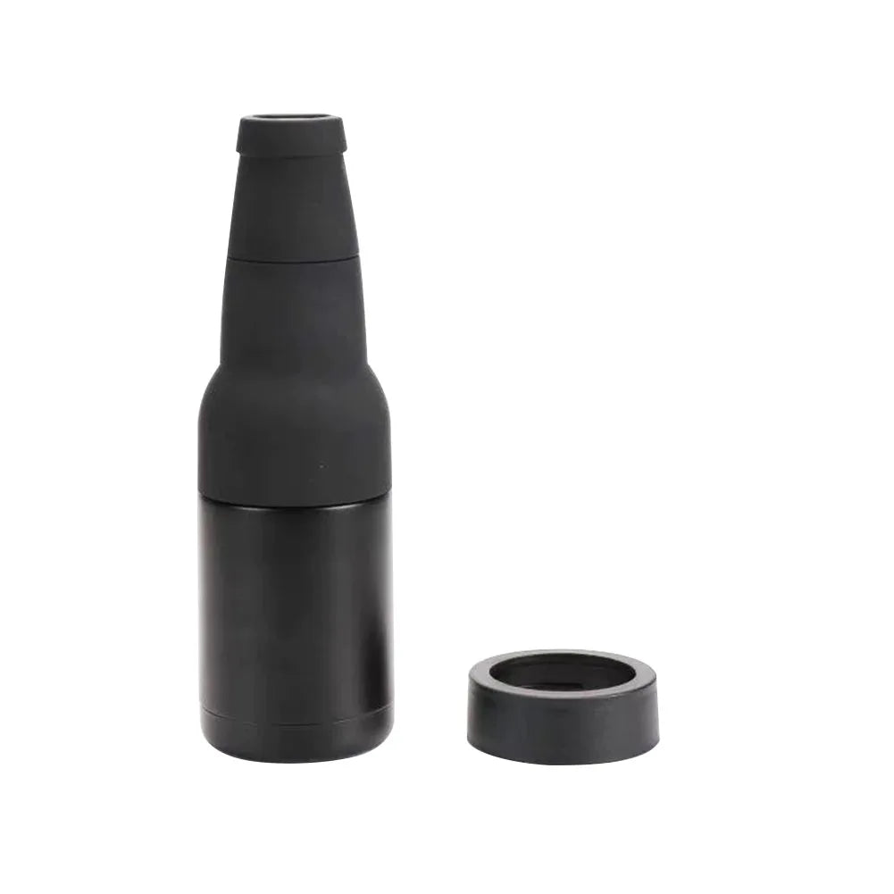 3-in-1 Beer Can & Bottle Cooler with Opener – Insulated Drink Holder for Men & Dads